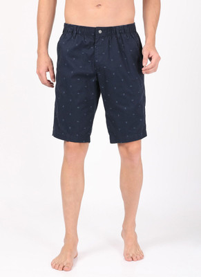JOCKEY Printed Men Dark Blue Casual Shorts