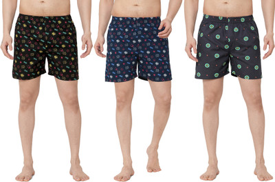 Anlon Printed Men Multicolor Boxer Shorts