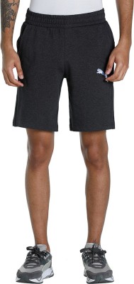 PUMA Solid Men Grey Casual Shorts