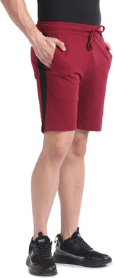 U.S. POLO ASSN. Solid Men Red Basic Shorts