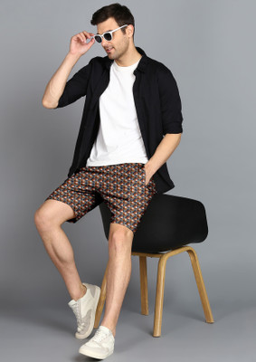 FTX Printed Men Multicolor Basic Shorts
