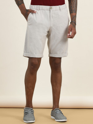 bEEVEE Solid Men Beige Basic Shorts