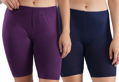 ORLIZEA Solid Women Multicolor Cycling Shorts