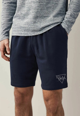 Moda Rapido Solid Men Dark Blue Casual Shorts