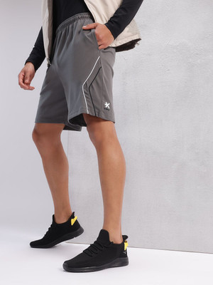 HRX by Hrithik Roshan Solid Men Grey Regular Shorts