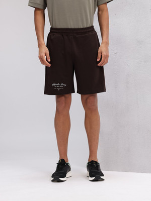 HRX by Hrithik Roshan Solid Men Brown Regular Shorts