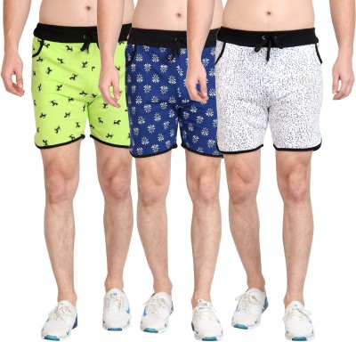 3SIX5 Printed Men Multicolor Sports Shorts