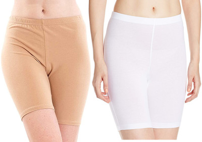 ASIDEA Solid Women Black High Waist Shorts