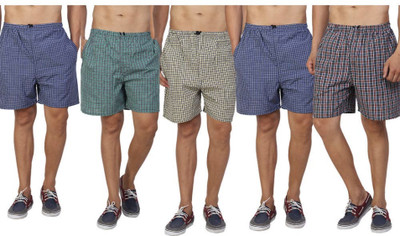 Harsimran Checkered Men Multicolor Boxer Shorts