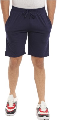 V-MART Solid Men Maroon, Maroon Casual Shorts