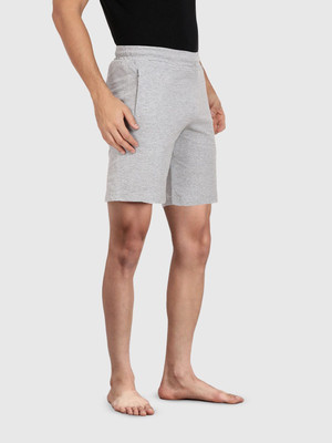 Pepe Jeans Solid Men Grey Basic Shorts