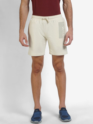 Wildcraft Solid Men Beige Casual Shorts