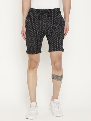 DUKE Printed Men Black Regular Shorts