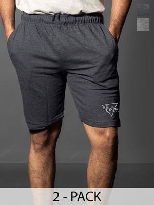 Moda Rapido Solid Men Black Regular Shorts