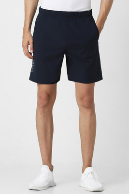 VAN HEUSEN Printed Men Blue Regular Shorts