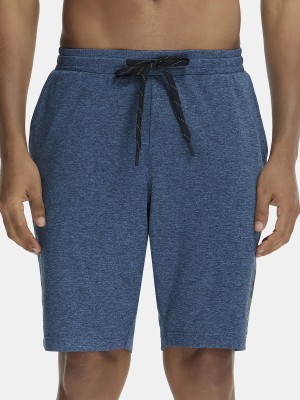 JOCKEY Self Design Men Blue Regular Shorts