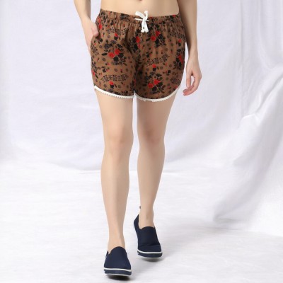 GUTI Printed Women Multicolor Night Shorts