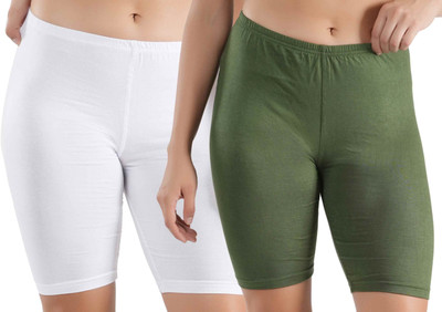 Shapyfit Solid Women Multicolor Cycling Shorts