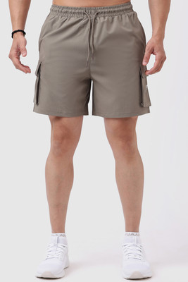 FuaarK Solid Men Brown Casual Shorts