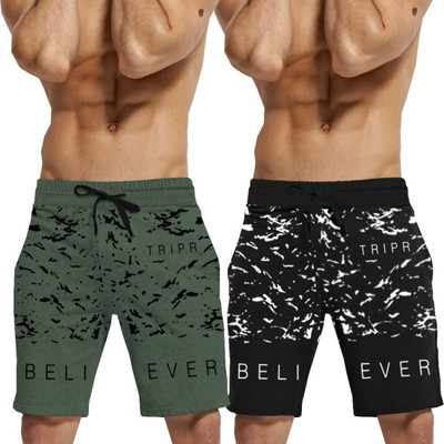 TRIPR Printed Men Green, Black Regular Shorts