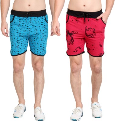 Ayvina Printed Men Multicolor Casual Shorts