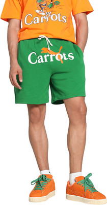 PUMA Printed Men Green Casual Shorts