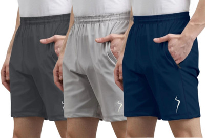 MGC MAANU Solid Men Multicolor Beach Shorts