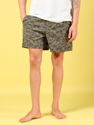 V-MART Printed Men Grey Boxer Shorts