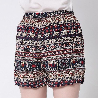 shtsh Printed Women Multicolor Basic Shorts