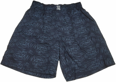 JOCKEY Printed Men Dark Blue Night Shorts