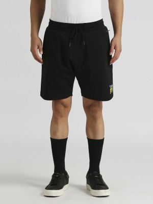 Pepe Jeans Solid Men Black Casual Shorts