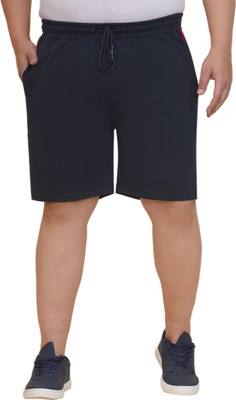 JOHN PRIDE Color Block Men Blue Regular Shorts