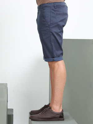 bEEVEE Solid Men Dark Blue Regular Shorts