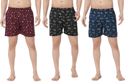 Anlon Printed Men Multicolor Boxer Shorts