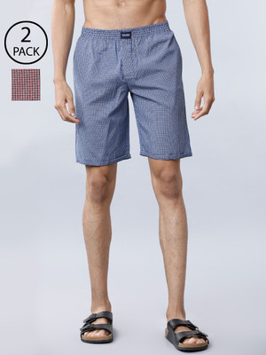 HIGHLANDER Checkered Men Multicolor Regular Shorts
