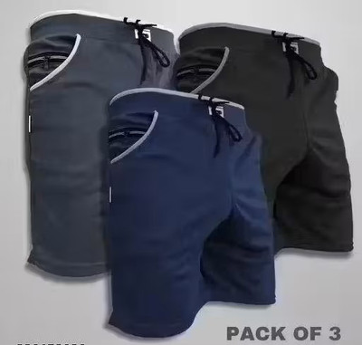 GLEVARE Solid Men Multicolor Regular Shorts