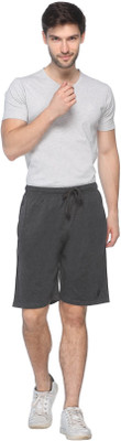 Humbert Solid Men Grey Regular Shorts