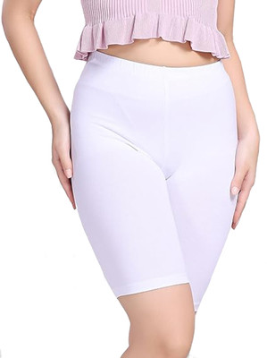 CHARMMODE Solid Women Purple Cycling Shorts, Gym Shorts, Running Shorts, Sports Shorts