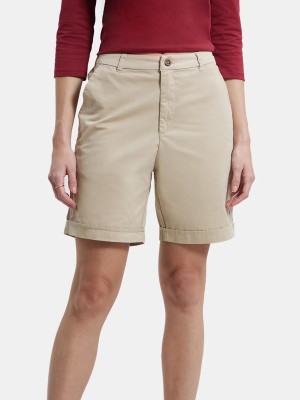 JOCKEY Solid Women Beige Basic Shorts