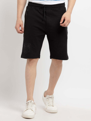 Status Quo Solid Men Black Basic Shorts