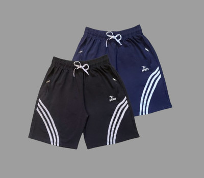 Ticoss Striped Men Multicolor Basic Shorts