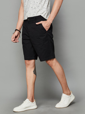 Fame Forever by Lifestyle Solid Men Black Regular Shorts
