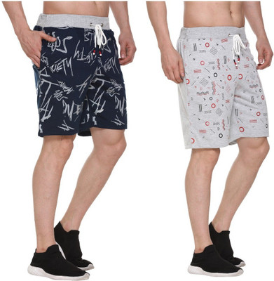 S.L. Madhok Printed Men Multicolor Regular Shorts