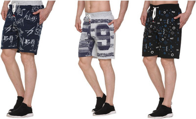 S.L. Madhok Printed Men Multicolor Regular Shorts