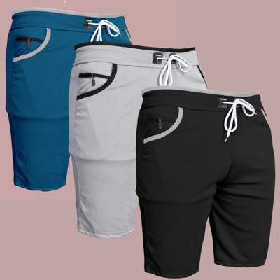 HouseOfCommon Self Design Men Multicolor Regular Shorts