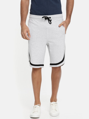 ARISE Color Block Men Grey Regular Shorts