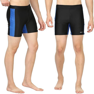 BOLDFIT CLOTHING Solid Men Black, Blue Swim Shorts