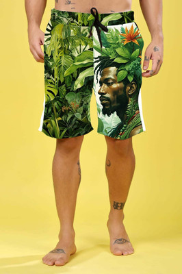Flirty Soul Printed Men Multicolor Regular Shorts