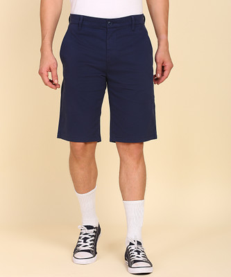 LEVI'S Solid Men Blue Basic Shorts