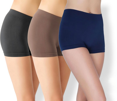 Maitri Solid Women Multicolor Gym Shorts
